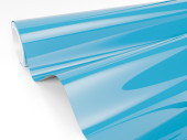 Niebieska błyszcząca folia przeciwżwirowa Polor High Gloss Miami Blue / PPF-1009G