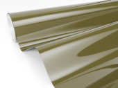 Zielony błyszcząca folia przeciwżwirowa Polor High Gloss Military Green / PPF-1003G