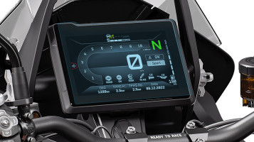 Ochronne szkło Pixsel na moto prędkościomierz KTM 1290 SUPER ADVENTURE S 8.7“