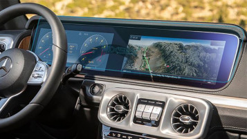 Ochronne szkło Pixsel na deskę rozdzielczą MERCEDES BENZ G-CLASS - 28.5“ 2019 - 2024