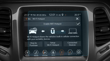 Ochronne szkło Pixsel na monitor JEEP COMPASS - 8.1“ 2017 - 2021