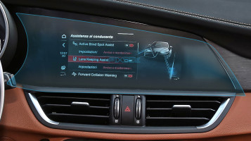 Ochronne szkło Pixsel na monitor ALFA ROMEO GIULIA - 16.6“ 2016 -