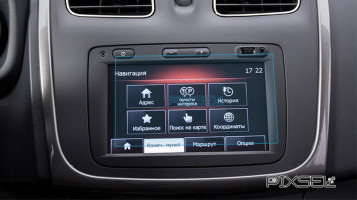 Ochronne szkło Pixsel na monitor RENAULT LOGAN - 6.9“ 2017 -