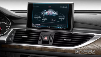 Ochronne szkło Pixsel na monitor AUDI A6 / S6 / RS6 - 7.7“ 2011 - 2014