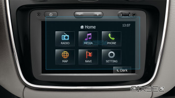 Ochronne szkło Pixsel na monitor RENAULT DUSTER - 6.9“ 2015 - 2017