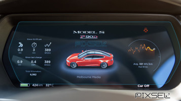Ochronne szkło Pixsel na deskę rozdzielczą TESLA MODEL S - 11.8“ 2012 - 2015